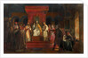 Pope Honorius II granting official recognition to the Knights Templar in 1128 by François Marius Granet