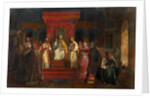 Pope Honorius II granting official recognition to the Knights Templar in 1128 by François Marius Granet