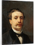 Portrait of Guy de Maupassant by François Nicolas Auguste Feyen-Perrin
