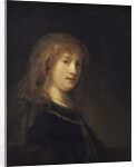 Portrait of Saskia van Uylenburgh by Rembrandt van Rhijn