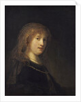 Portrait of Saskia van Uylenburgh by Rembrandt van Rhijn