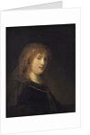 Portrait of Saskia van Uylenburgh by Rembrandt van Rhijn