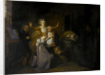 Farewell to Louis XVI by his Family in the Temple, 20th January 1793 by Charles Benazech