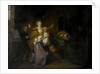 Farewell to Louis XVI by his Family in the Temple, 20th January 1793 by Charles Benazech