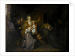 Farewell to Louis XVI by his Family in the Temple, 20th January 1793 by Charles Benazech