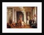 Dance by Iowa Indians in the Salon de la Paix at the Tuileries, Presented by the Painter George Catl by Karl Girardet