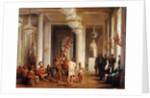 Dance by Iowa Indians in the Salon de la Paix at the Tuileries, Presented by the Painter George Catl by Karl Girardet