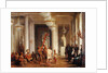 Dance by Iowa Indians in the Salon de la Paix at the Tuileries, Presented by the Painter George Catl by Karl Girardet