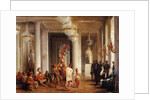Dance by Iowa Indians in the Salon de la Paix at the Tuileries, Presented by the Painter George Catl by Karl Girardet