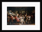 Marshal Ney and the soldiers of the 76th regiment of the line retrieve their colors from the arsenal by Charles Meynier