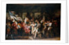 Marshal Ney and the soldiers of the 76th regiment of the line retrieve their colors from the arsenal by Charles Meynier