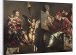 Saint Luke Painting the Virgin by Maarten Jacobsz van Heemskerck