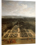 Promenade of Louis XIV in the Gardens of the Grand Trianon by Charles Chastelain