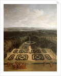 Promenade of Louis XIV in the Gardens of the Grand Trianon by Charles Chastelain