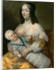 Louis XIV as an infant with his nurse Longuet de La Giraudière by Henri Beaubrun
