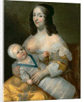 Louis XIV as an infant with his nurse Longuet de La Giraudière by Henri Beaubrun