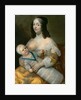 Louis XIV as an infant with his nurse Longuet de La Giraudière by Henri Beaubrun
