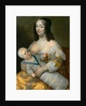 Louis XIV as an infant with his nurse Longuet de La Giraudière by Henri Beaubrun
