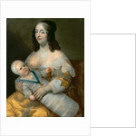Louis XIV as an infant with his nurse Longuet de La Giraudière by Henri Beaubrun