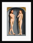 Adam and Eve (Sedano Family Triptych, exterior panels) by Gerard David