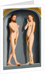 Adam and Eve (Sedano Family Triptych, exterior panels) by Gerard David