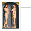 Adam and Eve (Sedano Family Triptych, exterior panels) by Gerard David