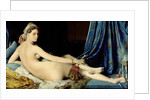 La Grande Odalisque by Jean Auguste Dominique Ingres