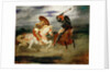 Knights Fighting in the Countryside by Eugène Delacroix