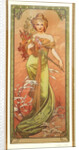 Spring by Alfons Marie Mucha