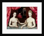 Gabrielle dEstrées and one of her sisters, duchesse de Villars by Master of the School of Fontainebleau