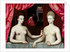 Gabrielle dEstrées and one of her sisters, duchesse de Villars by Master of the School of Fontainebleau