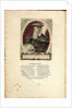 Portrait of Gerardus Mercator aged 62 by Frans Hogenberg