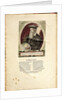 Portrait of Gerardus Mercator aged 62 by Frans Hogenberg