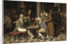 Interior of a café (La partie de dames au café Lamblin au Palais-Royal) by Louis-Léopold Boilly