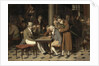 Interior of a café (La partie de dames au café Lamblin au Palais-Royal) by Louis-Léopold Boilly