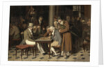 Interior of a café (La partie de dames au café Lamblin au Palais-Royal) by Louis-Léopold Boilly