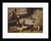 Turkish children playing with a turtle (Souvenir de la Turquie dAsie) by Alexandre Gabriel Decamps