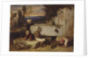 Turkish children playing with a turtle (Souvenir de la Turquie dAsie) by Alexandre Gabriel Decamps