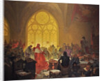 The Hussite King George of Podebrady (The cycle The Slav Epic) by Alfons Marie Mucha