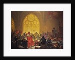 The Hussite King George of Podebrady (The cycle The Slav Epic) by Alfons Marie Mucha