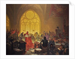 The Hussite King George of Podebrady (The cycle The Slav Epic) by Alfons Marie Mucha