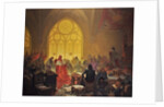 The Hussite King George of Podebrady (The cycle The Slav Epic) by Alfons Marie Mucha