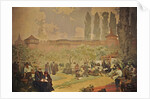 The Printing of the Bible of Kralice in Ivancice (The cycle The Slav Epic) by Alfons Marie Mucha