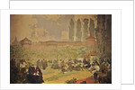 The Printing of the Bible of Kralice in Ivancice (The cycle The Slav Epic) by Alfons Marie Mucha