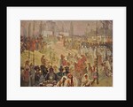 The Coronation of the Serbian Tsar Stefan Dusan as East Roman Emperor (The cycle The Slav Epic) by Alfons Marie Mucha