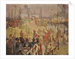 The Coronation of the Serbian Tsar Stefan Dusan as East Roman Emperor (The cycle The Slav Epic) by Alfons Marie Mucha