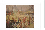 The Coronation of the Serbian Tsar Stefan Dusan as East Roman Emperor (The cycle The Slav Epic) by Alfons Marie Mucha