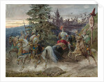 The Road to Chernomor. Illustration to the poem Ruslan and Lyudmila by A. Pushkin by Adolf Charlemagne
