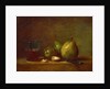 Pears, Walnuts and Glass of Wine by Jean-Baptiste Siméon Chardin