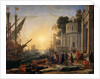 The Disembarkation of Cleopatra at Tarsus by Claude Lorrain